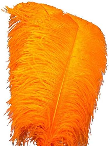Zamihalaa 10-200Pcs/sok Narancs Strucc-Toll 15-70CM DIY Tollak a Kézműves Karnevál Party Halloween Esküvő