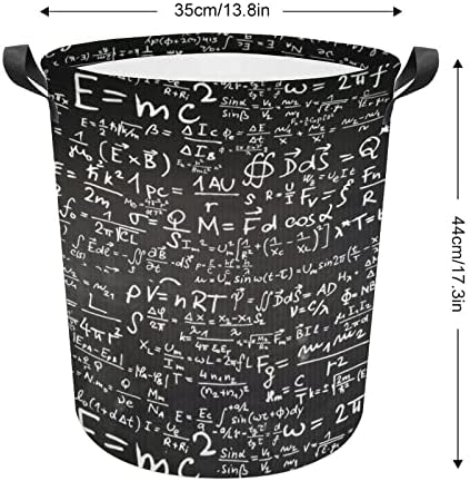 Matek, Kémia, Fizika Egyenletek, Képletek Szennyes Kosár Összecsukható Szennyesben Ruhát, Táskát tárolóban