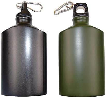 Katonai Kulacs Víz, Üveg, Alumínium - az Utazási Kemping Túrázás Rekreációs, a Horog Hordozható BPA Mentes,