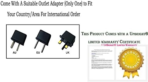 UpBright 9V AC/DC Adapter Kompatibilis a Crosley Messenger CR8016A CR8016A-GY CR8016A-GC 3-Sebesség Hordozható