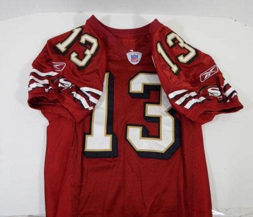 2006-ban a San Francisco 49ers Chris Baker 13 Játék Kiadott Piros Mez 60 Szezon P 44 2 - Aláíratlan NFL