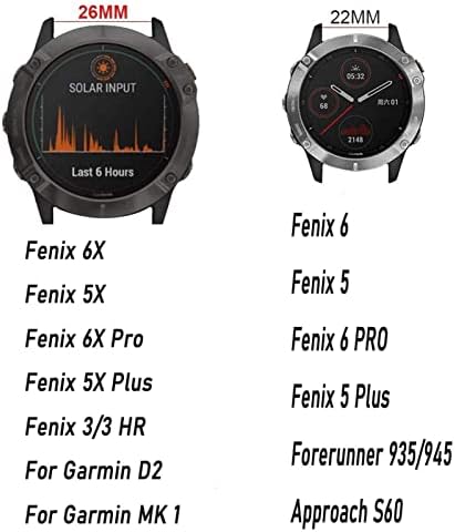AXTI Sport Szilikon Watchband A Garmin Fenix 7X 6X 7 6 Pro 5X 5Plus S60 935 gyorskioldó 22 26mm Csuklópántot