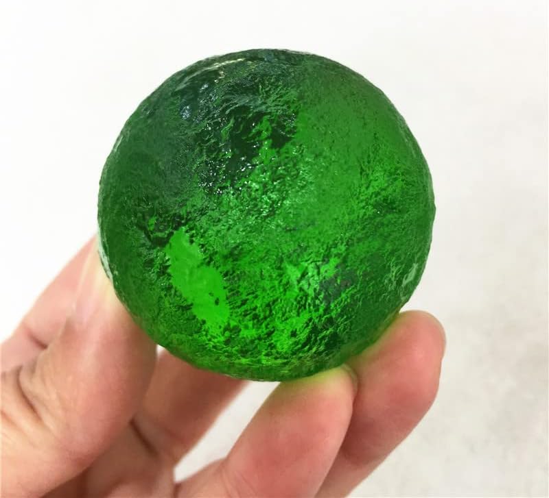 XIAOJIA Zöld Moldavite cseh Meteorit Becsapódási Üveg Gömb, Labda Természetes Durva Kő, Kristály Energia