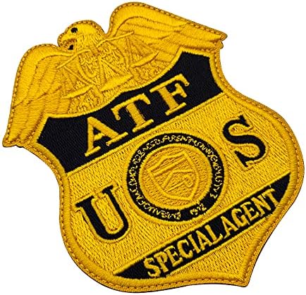 Amerikai egyesült Államok US ATF Különleges Ügynök Hímzett Appliqués Szövet Foltok Dekoratív Jelvények
