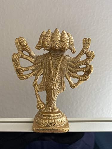 Családi Kocsi Panchmukhi Hanumán Hindu Istennő Szobrot A Szobor Szobor Murti - Puja/Pooja Szoba, Meditáció,