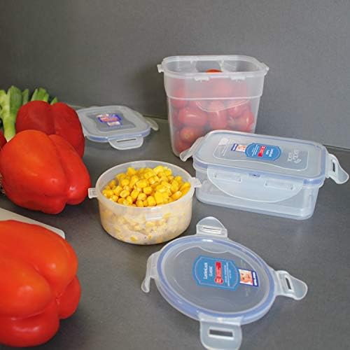 LocknLock Könnyű Essentials Az Étel elkészítése uzsonnás Doboz, Légmentes csomagolásban Fedéllel, BPA