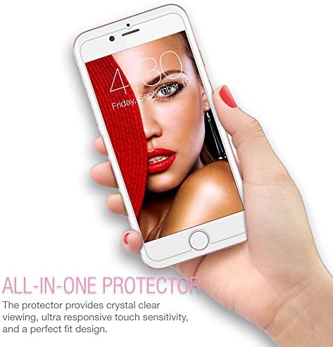 XClear képernyővédő fólia iPhone SE 2020 2nd Gen iPhone, 8, iPhone 7 (4.7 hüvelykes) (3 Csomag), Edzett